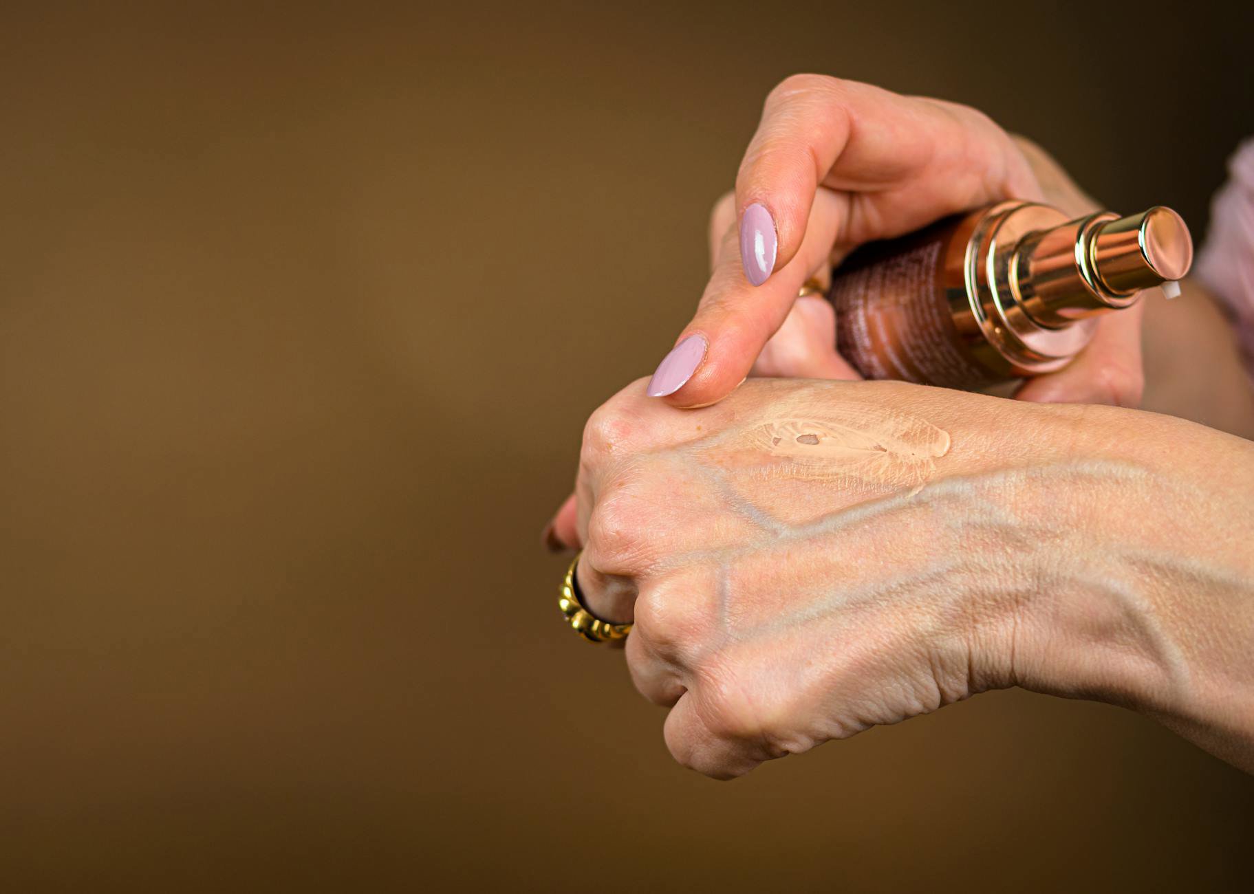 liquid foundation swatches on skin tones