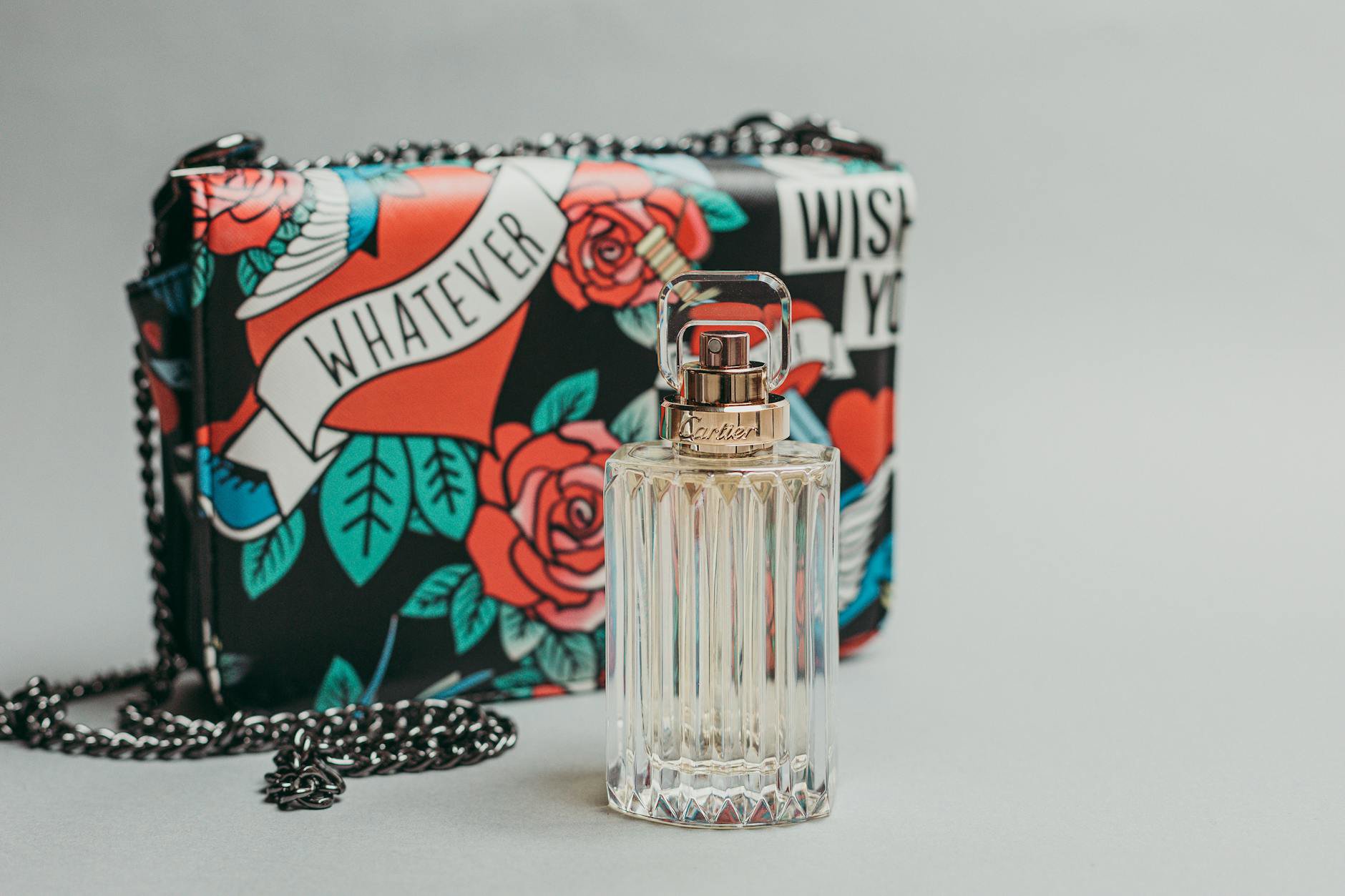 perfume travel spray sampler set flatlay