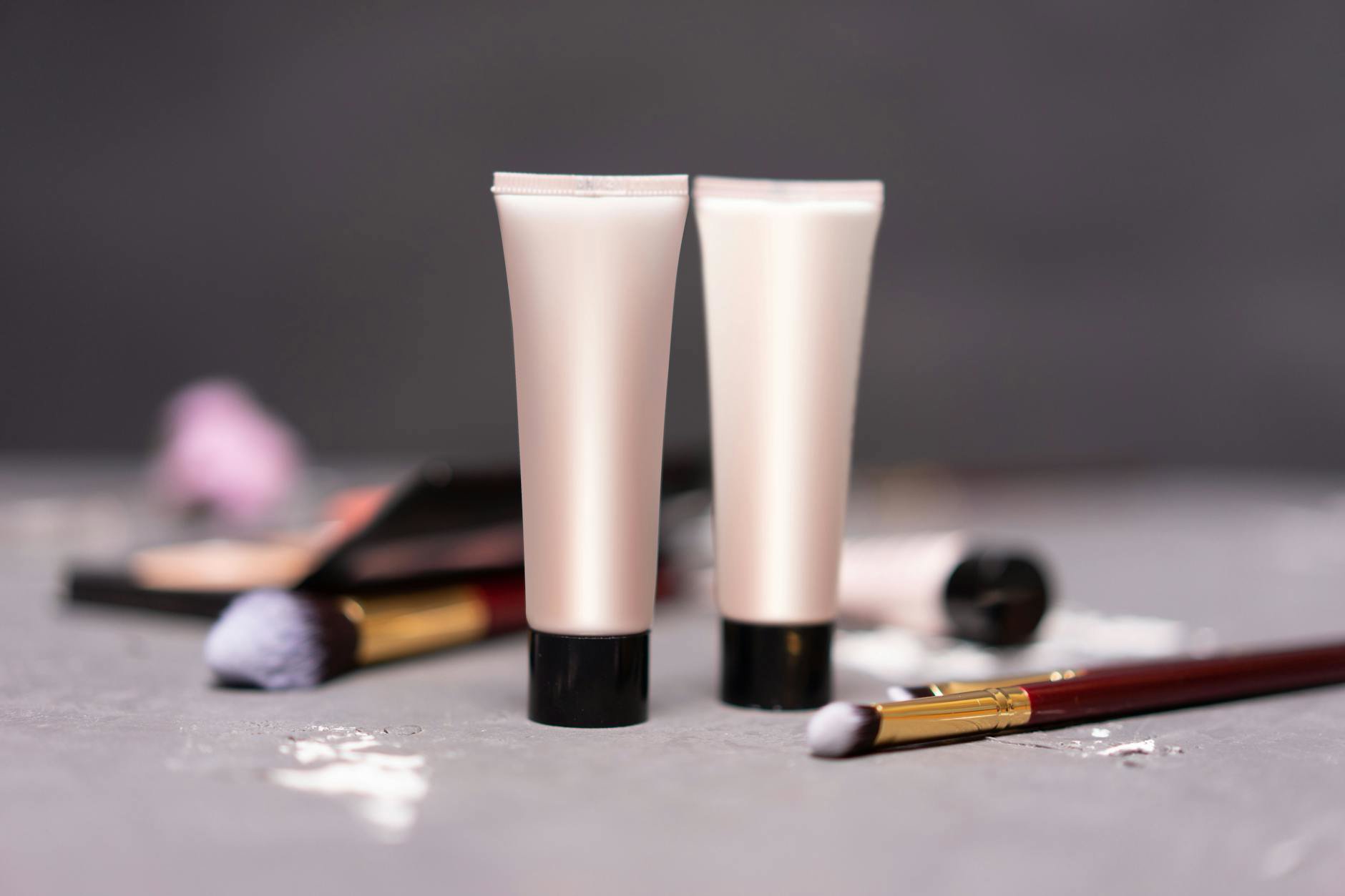 makeup vanity drawer organised primers and makeup products