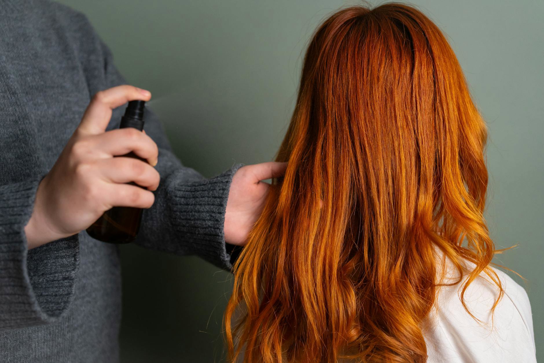 hair roots volume texture spray application