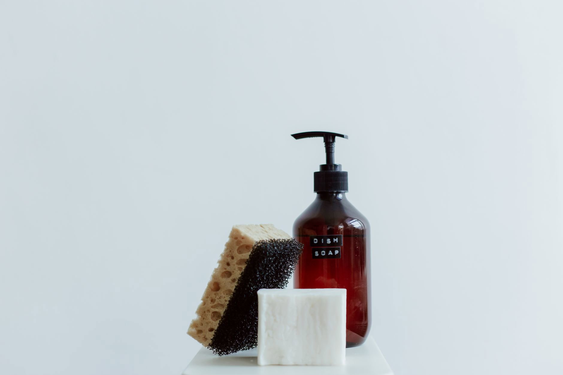 bar soap dish and liquid soap bottle comparison