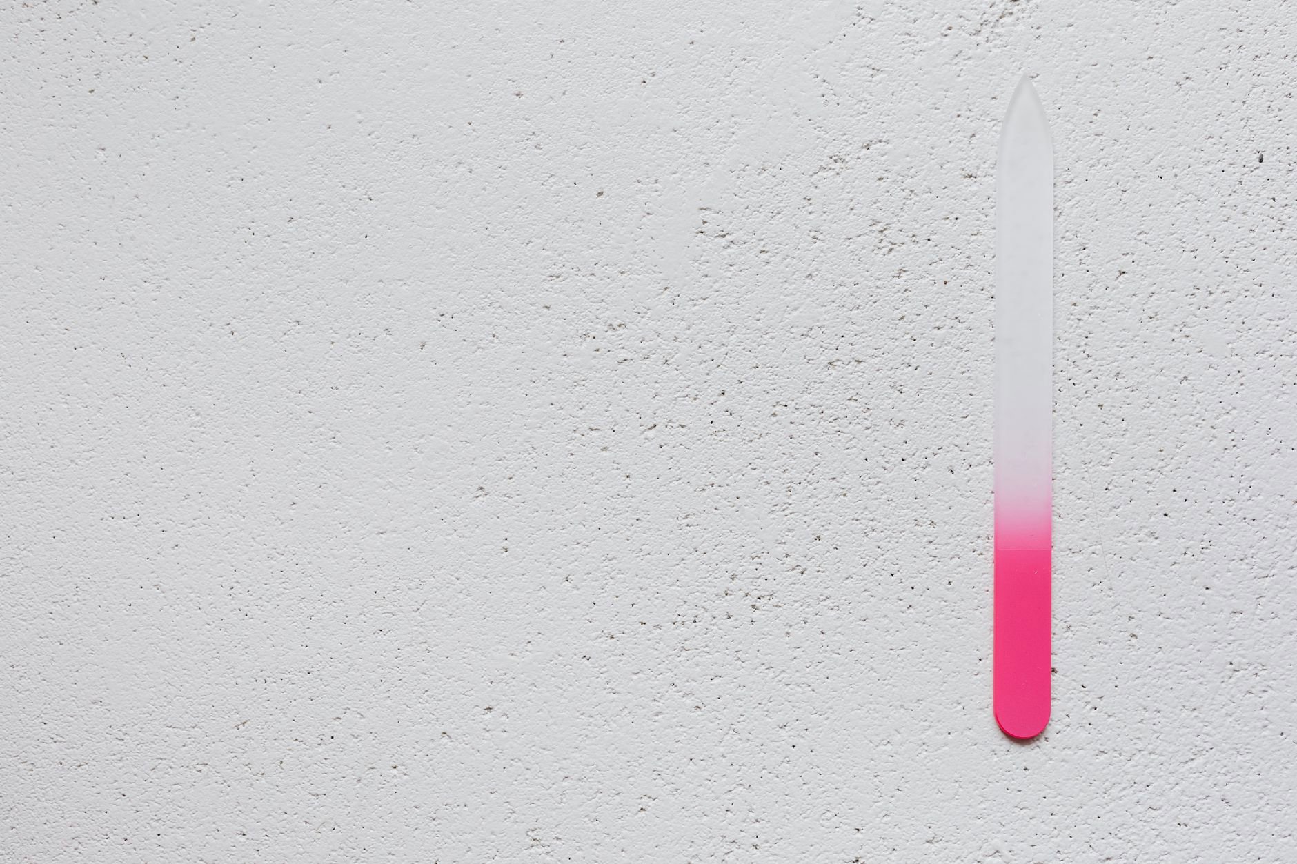 glass nail file close up grit surface