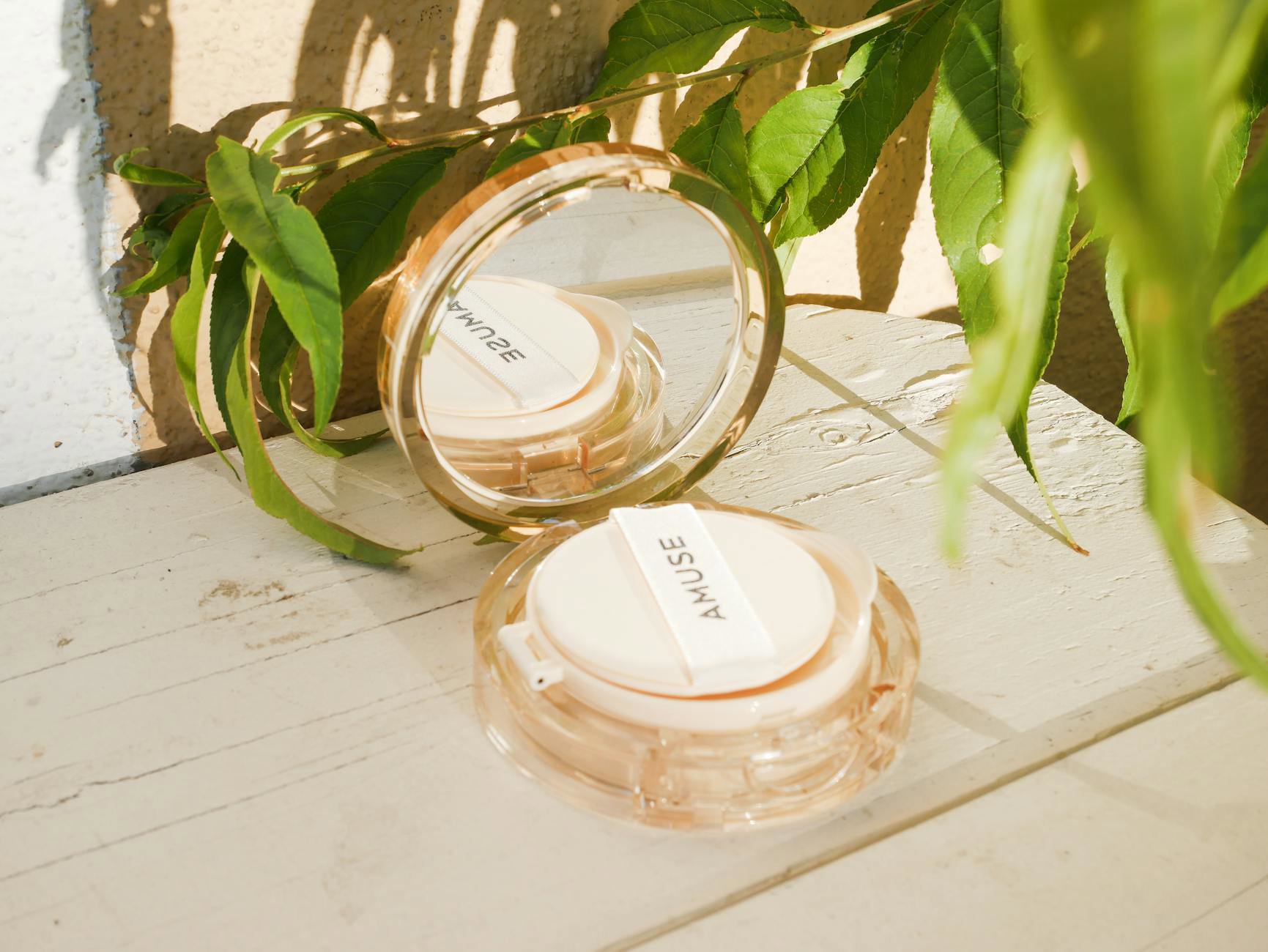 Korean cushion foundation compact close up