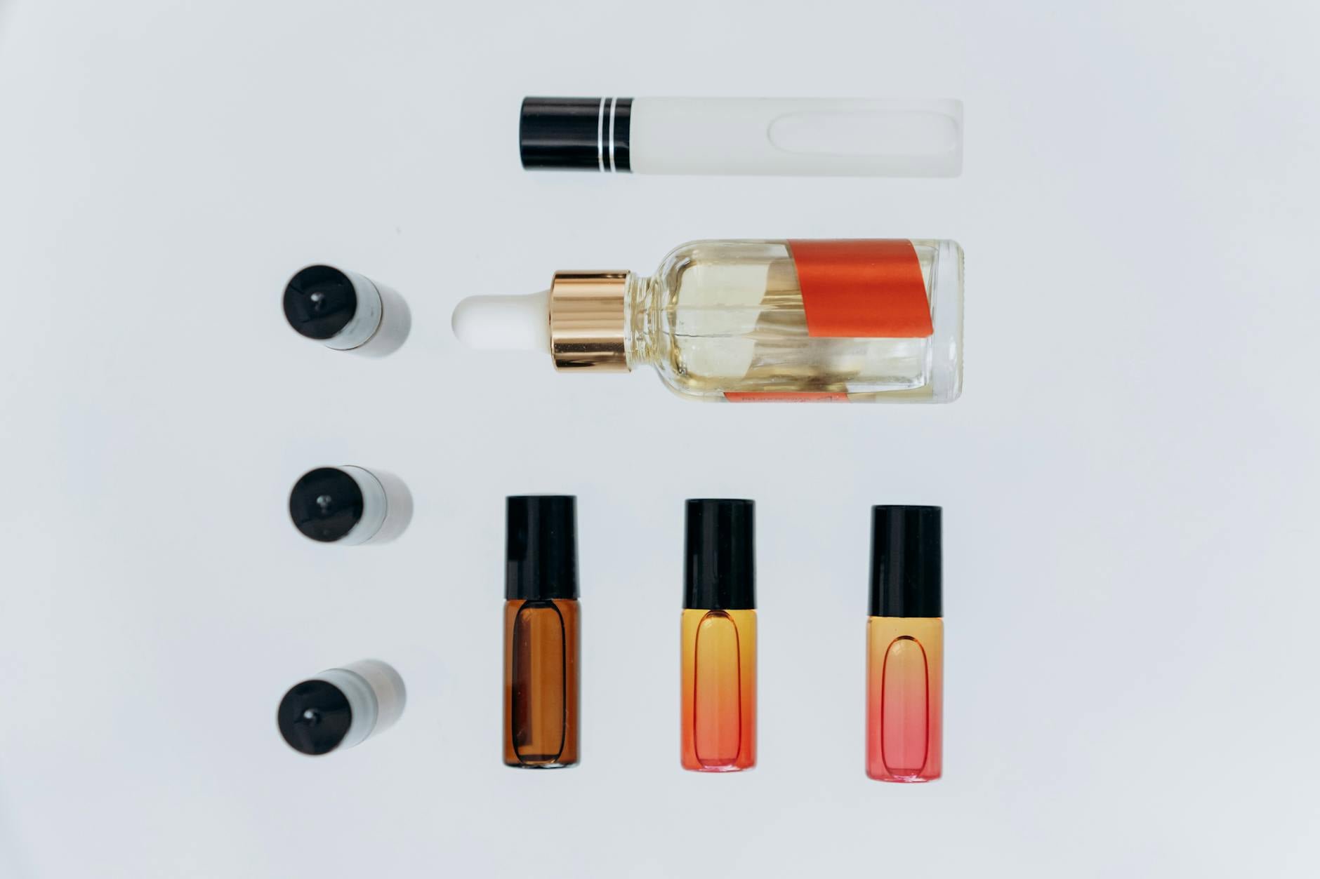 KIKO after sun oil bottle flatlay