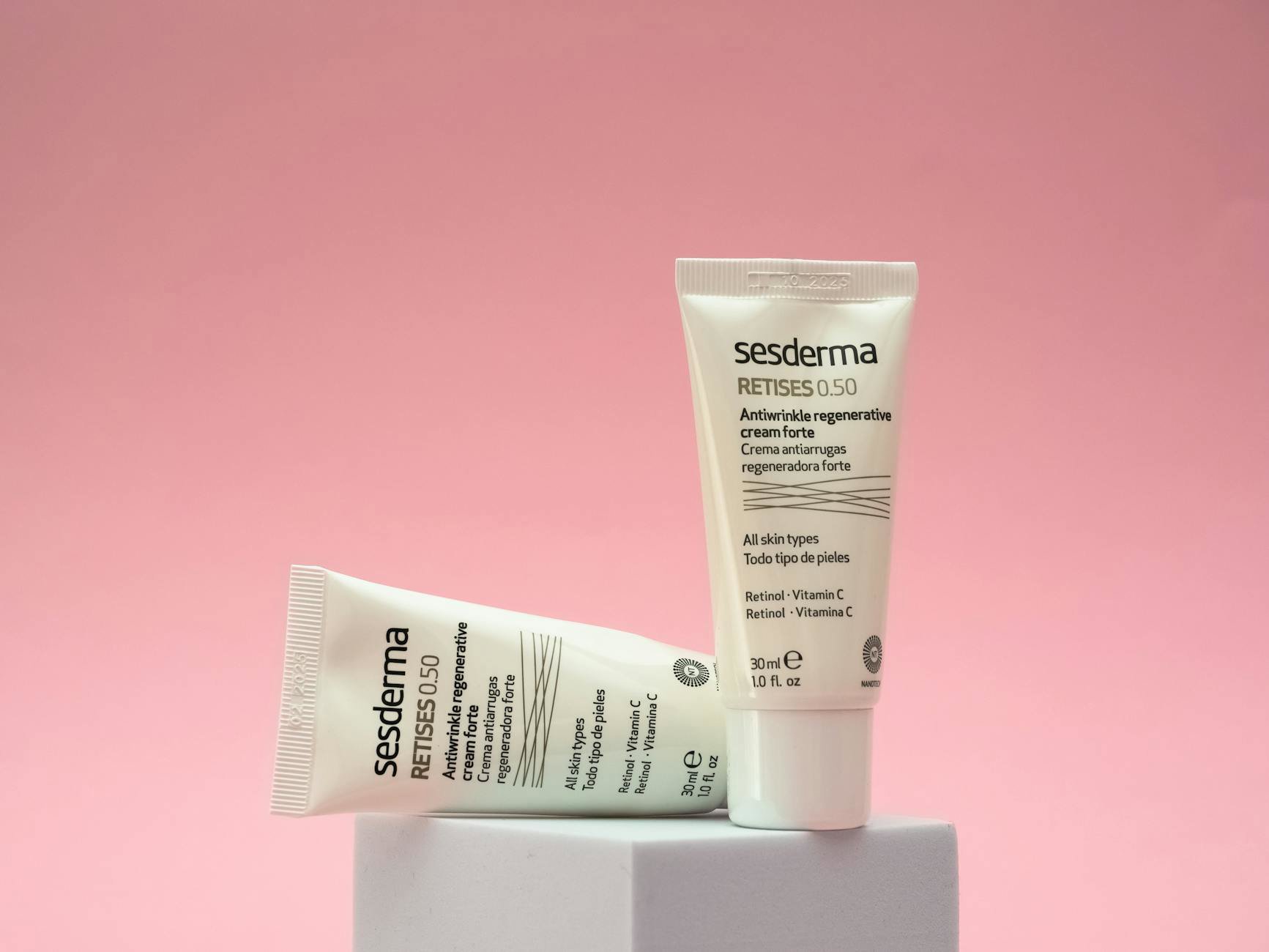 retinol eye cream texture macro