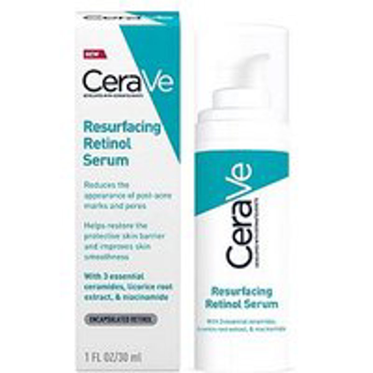 CeraVe Resurfacing Retinol Serum With Ceramides & Niacinamide For Blemish-Prone Skin