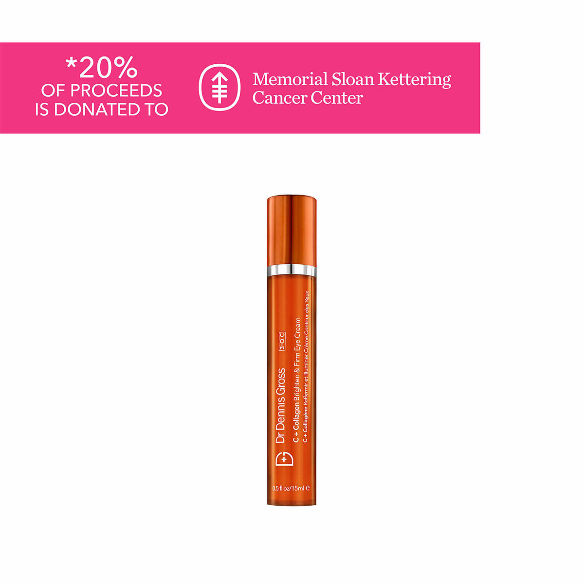 Dr Dennis Gross Skincare C + Collagen Brighten + Firm Eye Cream