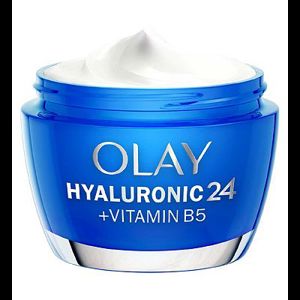 Olay Hyaluronic 24 + Vitamin B5 Day Gel Moisturiser With Niacinamide For Visibly Healthy Skin