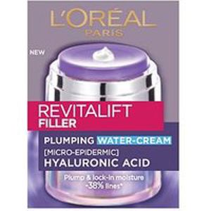 L'Oréal Revitalift Filler Plumping Water-Cream Micro-Epidermic Hyaluronic Acid - Anti Ageing Face Creams 2