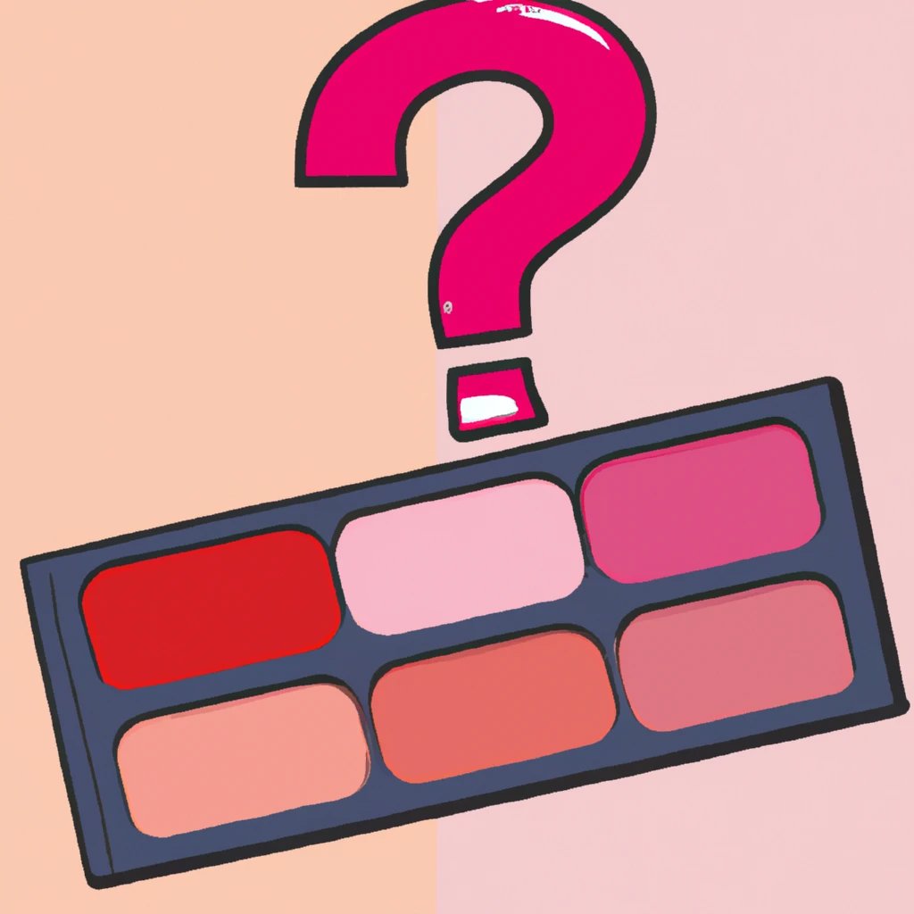 How to use a lipstick palette