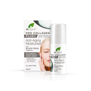 Dr Organic Crema Antiedad Pro Colágeno+ Perla Negra