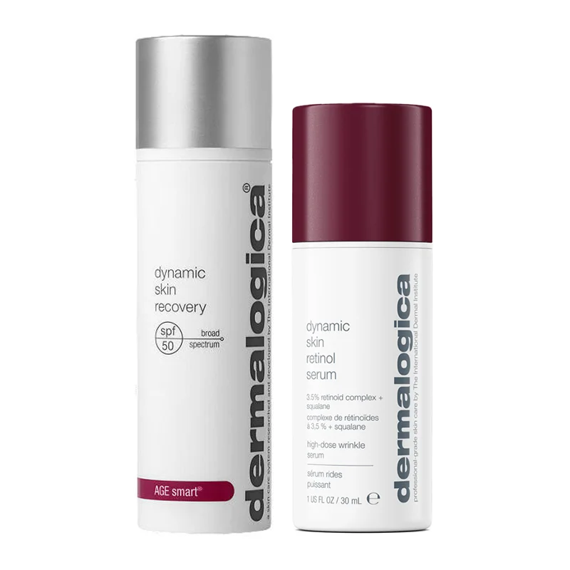 Dermalogica Dynamic Skin Retinol Serum & Dynamic Skin Recovery Spf50
