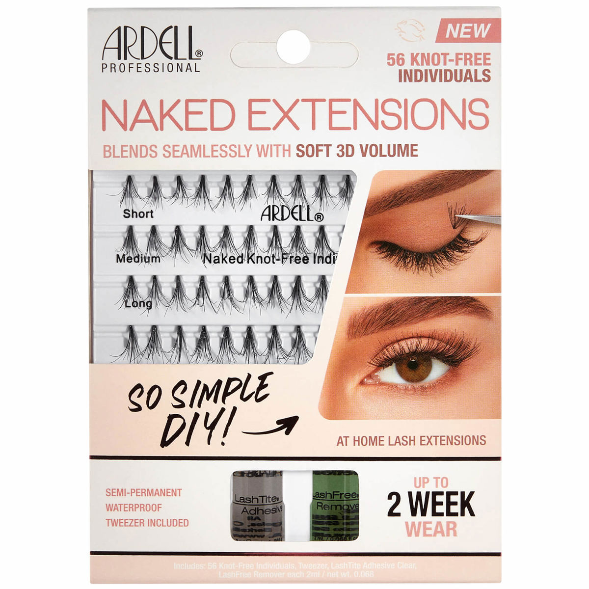 Ardell Naked Wimpern Diy-Wimpernverlängerungen