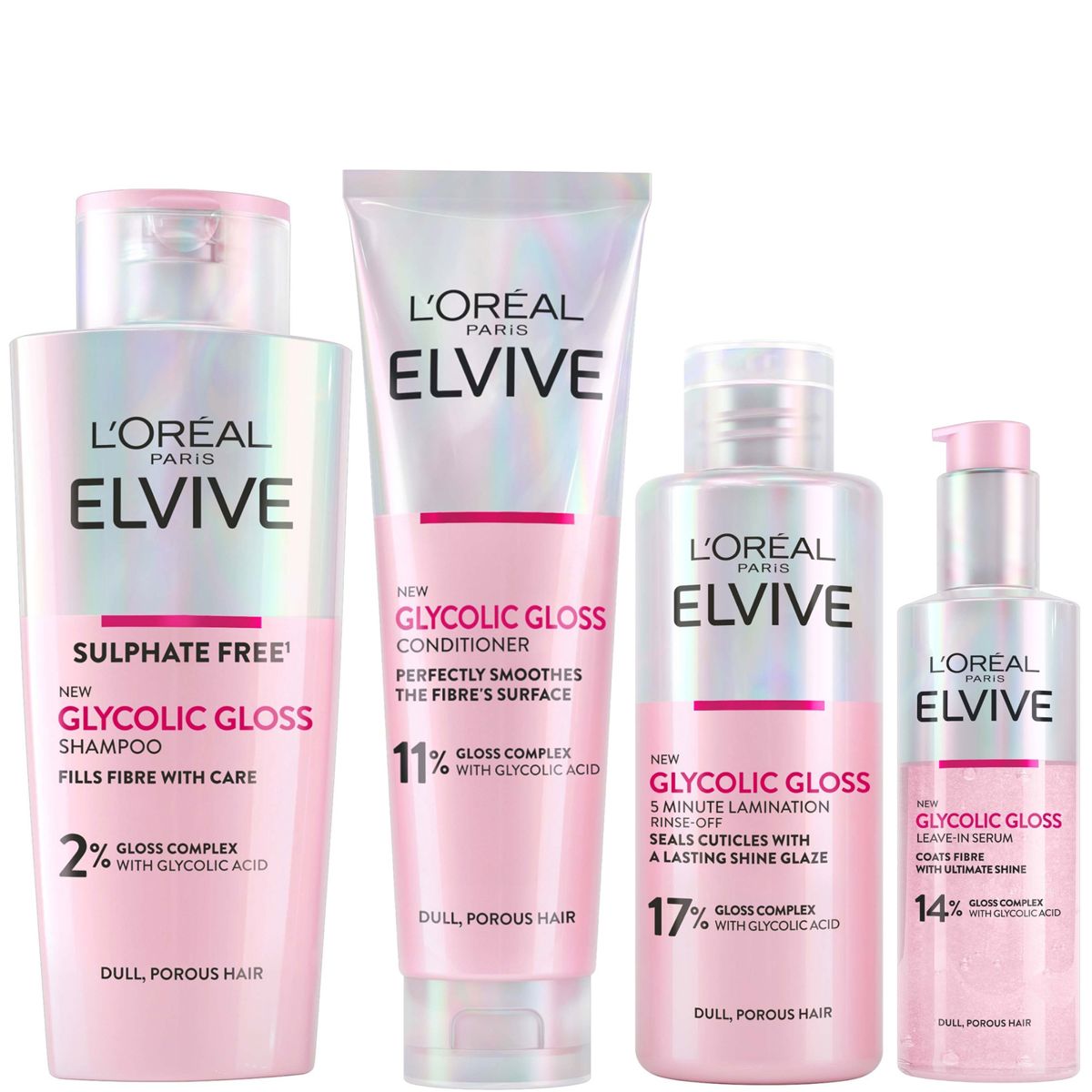 L'Oréal Paris Elvive Glycolic Gloss Glossing Routine For Dull Hair