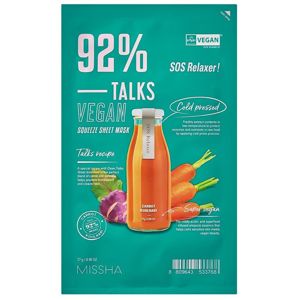 MISSHA Talks Vegan Squeeze Sheet Mask Sos Relaxer
