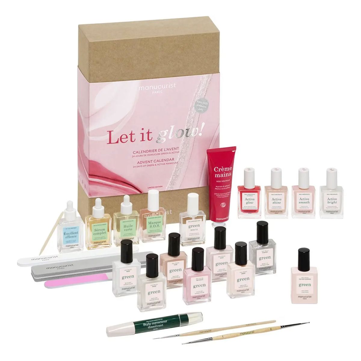 Manucurist Green Let It Glow Advent Calendar