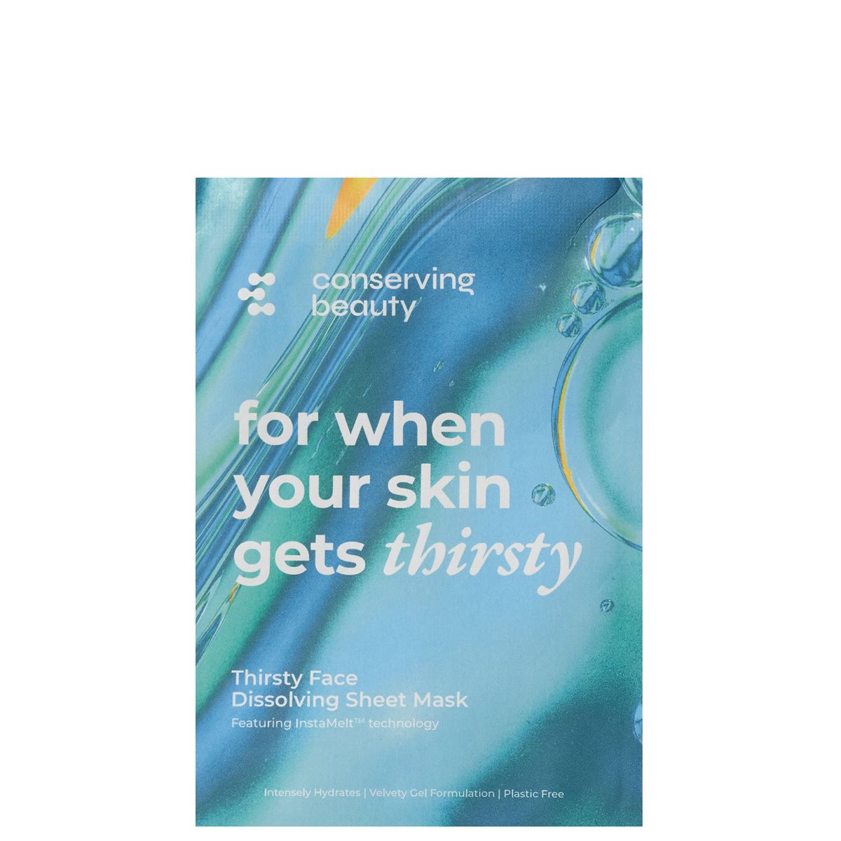 Conserving Beauty Thirsty Face Dissolving Sheet Mask