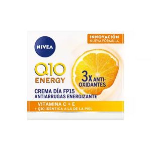 Nivea Q10 Energy Anti Arrugas + Energizante Fp15 Crema Antiedad