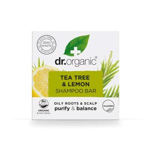 Dr Organic Tea Tree And Lemon Solid Champús