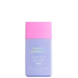 Naked Sundays Cabana Glow Mineral Glow Serum Spf50 Blush Drops
