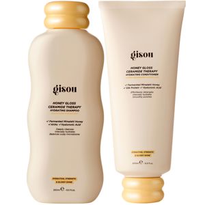 GISOU Honey Gloss Ceramide Cleanse Shampoo + Conditioner