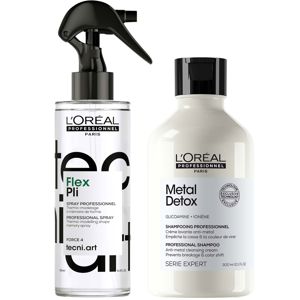 L'Oréal Professionnel L’Oreal Professionnel Metal Detox Shampoo & Tecni Art Pli Hair Spray