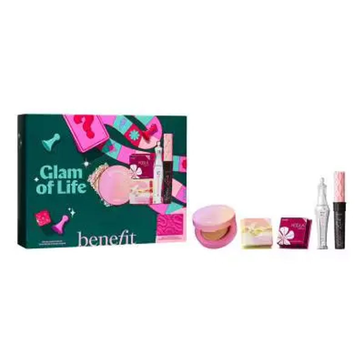 Benefit Glam Of Life Mascara, Brow And Cheek