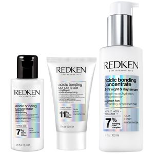 Redken Acidic Bonding Concentrate Shampoo And Conditioner And Night And Day Serum