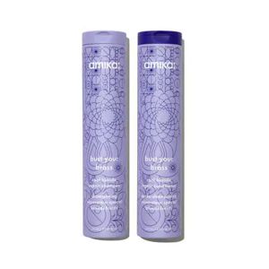 amika Bust Your Brass Cool Blonde Repair Shampoo & Conditioner Duo
