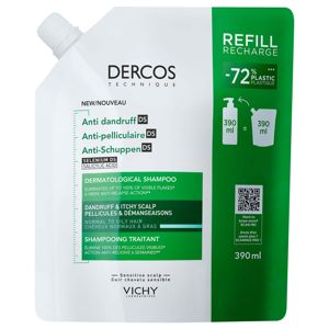 Vichy Dercos Anti-Dandruff Dermatological Shampoo For Normal To Oily Hair Refill