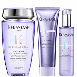 Kérastase Blond Absolu Shampoo, Conditioner And Treatment Hair Routine