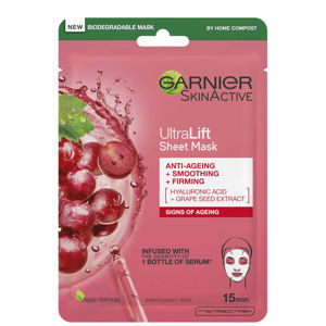 Garnier Ultralift Anti Ageing Radiance Boosting Face Sheet Mask
