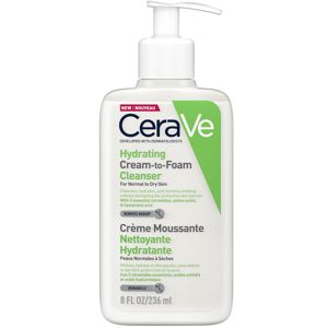 CeraVe Hydrating Cream-To-Foam Cleanser With Amino Acids