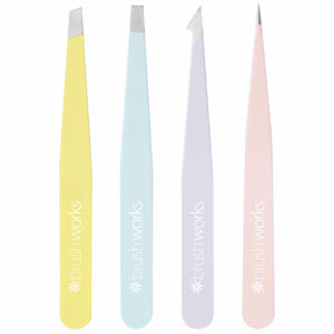 brushworks HD Combination Tweezer Set