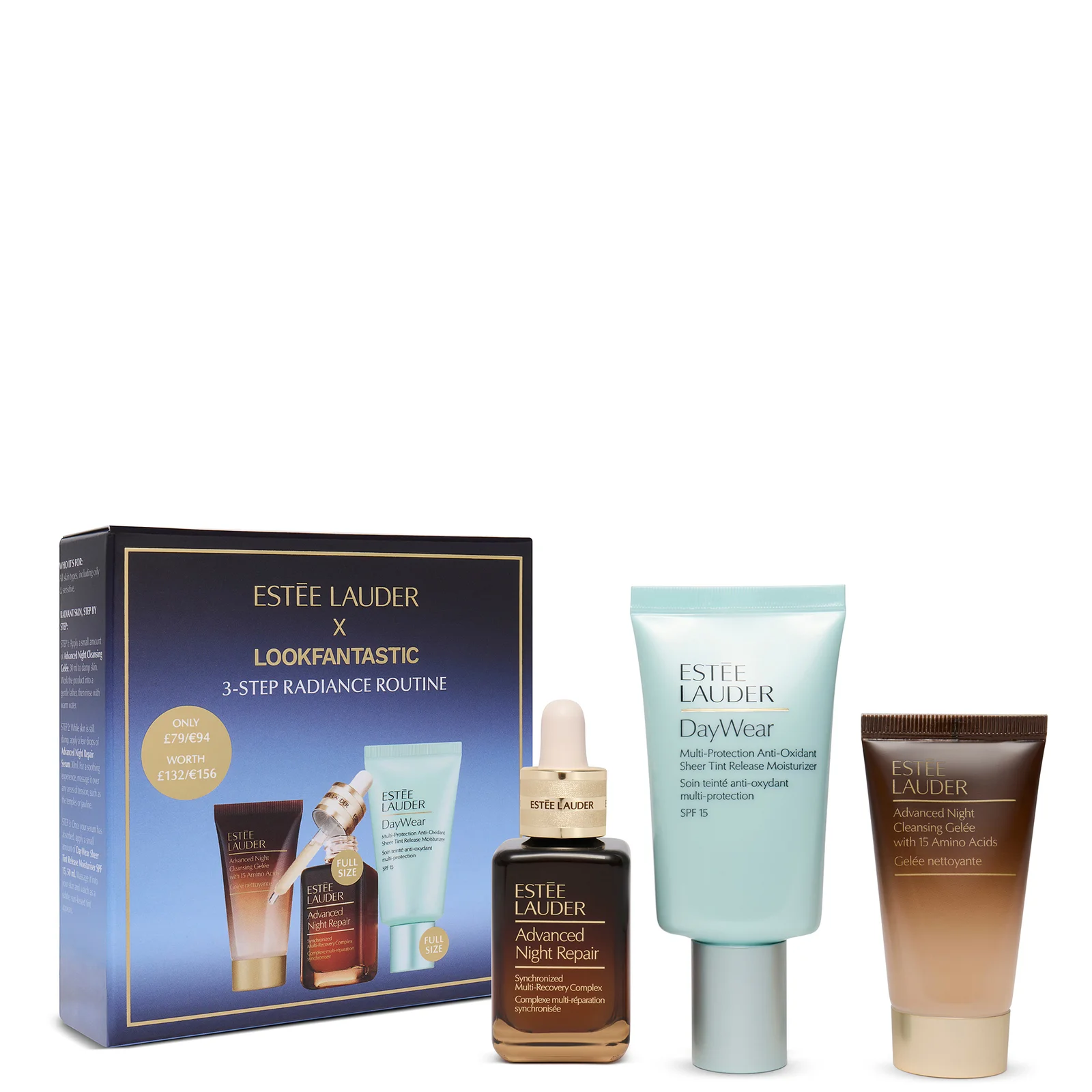 Estée Lauder Exclusive Estée Lauder X Look Fantastic 3-Step Radiance Routine Set