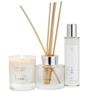 The White Company Lime & Bay Home Scenting Set
