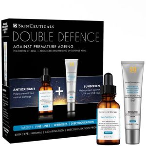 Skinceuticals Double Defence Phloretin Cf And Advanced Brightening Uv Defence Kit