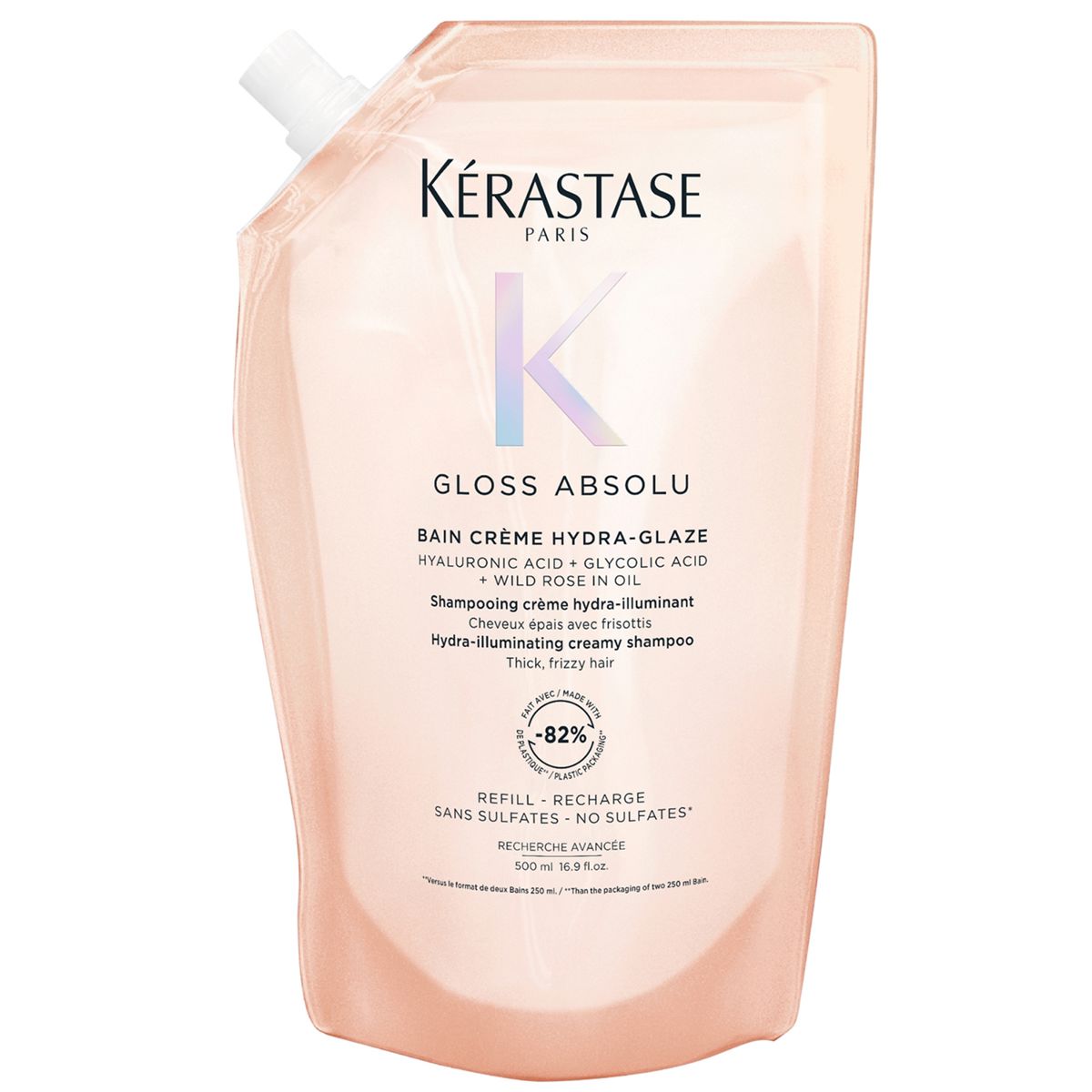 Kérastase Gloss Absolu Bain Crème Hydra-Glaze Shampoo For Thick Frizzy Hair Refill
