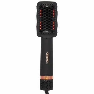 amika Double Agent 2-In-1 Straightening Blow Dry Brush