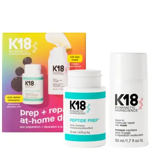 K18 Biomimetic Hairscience Biomimetic Hairscience Prep + Repair At Home Duo