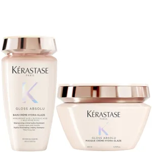 Kérastase Gloss Absolu Bain Crème Hydra-Glaze Shampoo And Mask