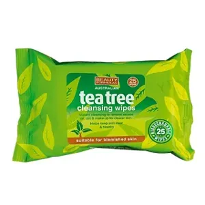 Beauty Formulas Tea Tree Cleansing Wipes