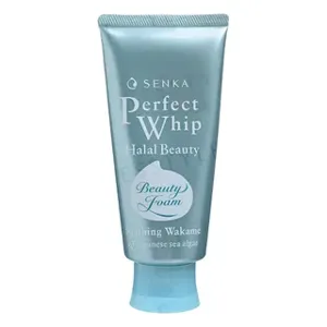 Shiseido Senka Perfect Whip Halal Beauty Soothing Wakame Japanese Sea Algae Beauty Face Foam