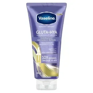 Vaseline Healthy Bright Gluta-Hya Serum Burst Lotion Overnight Radiance Repair