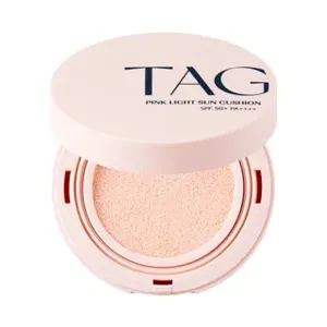 Too Cool For School Tag Pink Light Sun Cushion