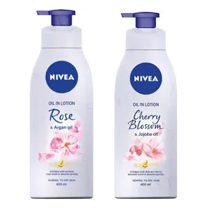 Nivea Oil In Body Lotion Cherry Blossom & Jojoba Oil