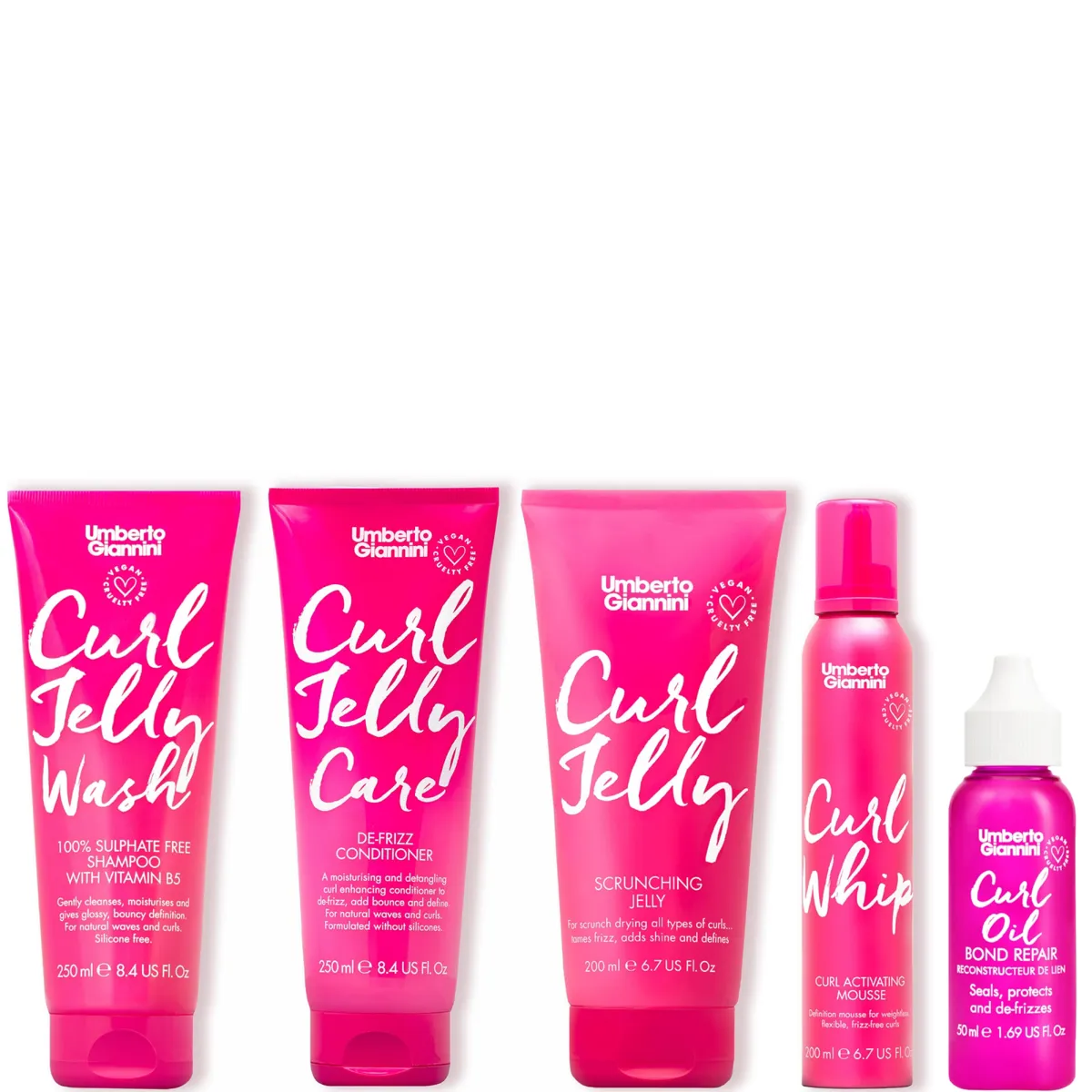 Umberto Giannini Curl Wash And Style Essentials Kit