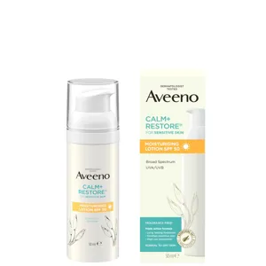 Aveeno Face Calm & Restore Moisturising Lotion SPF 50