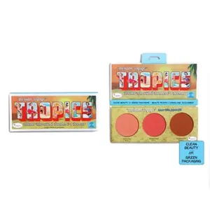 theBalm Voyage Tropics Powder Trio With 2 Blushes & 1 Bronzer