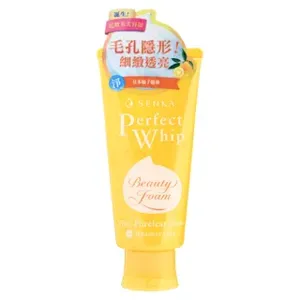 Shiseido Senka Perfect Whip Vit C Poreless Glow Japanese Yuzu Beauty Face Foam